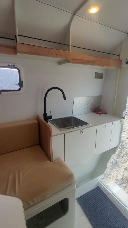 Aménagement cuisine dans cellule pick-up TIPI4x4